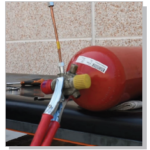 Residual Gas Extraction Connection